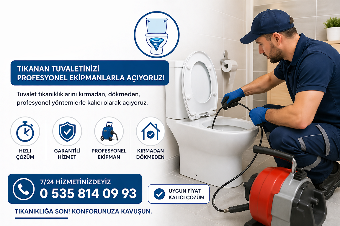 Tuvalet Tıkanıklığı Açma